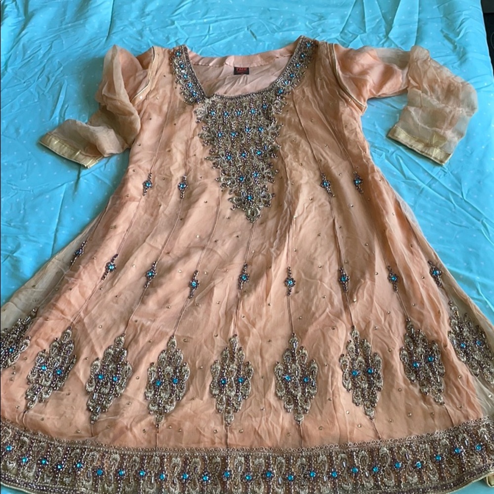 Three piece chiffon Dress( Brand new)